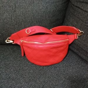 LIKE DREAMS RED BELT BAG